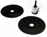 United Pacific Buffing Wheel Holder Kit 5/8" Center Hole 4" Plates #90015 Each