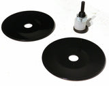 United Pacific Buffing Wheel Holder Kit 5/8" Center Hole 4" Plates #90015 Each