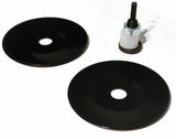 United Pacific Buffing Wheel Holder Kit 5/8" Center Hole 4" Plates #90015 Each