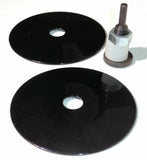 United Pacific Buffing Wheel Holder Kit 5/8" Center Hole 4" Plates #90015 Each