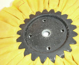 UP Treated Airway Buffing Wheel 16 Ply Yellow 5/8" or 1/2" Arbor #90021 Each
