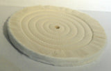 Buffing Wheel 8" Muslin Sewn Soft 1/2" Arbor 30 Ply x 3/8" UP#90022 Each