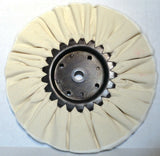Treated Airway Buffing Wheel 16 Ply White 5/8" or 1/2" Arbor UP#90024 Each