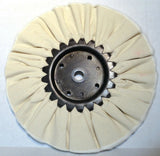 Treated Airway Buffing Wheel 16 Ply White 5/8" or 1/2" Arbor UP#90024 Each