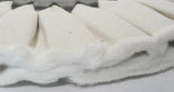 Treated Airway Buffing Wheel 16 Ply White 5/8" or 1/2" Arbor UP#90024 Each