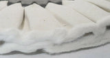 Treated Airway Buffing Wheel 16 Ply White 5/8" or 1/2" Arbor UP#90024 Each