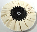 Treated Airway Buffing Wheel 16 Ply White 5/8" or 1/2" Arbor UP#90024 Each