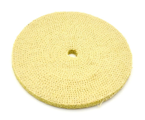 Sisal & Muslin Buffing Wheel for Secondary Polishing 5/8â€ Arbor 11 Ply UP#9002