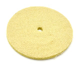 Sisal & Muslin Buffing Wheel for Secondary Polishing 5/8â€ Arbor 11 Ply UP#9002