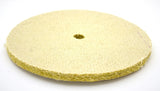 Sisal & Muslin Buffing Wheel for Secondary Polishing 5/8â€ Arbor 11 Ply UP#9002