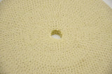 Sisal & Muslin Buffing Wheel for Secondary Polishing 5/8” Arbor 11 Ply UP#90027