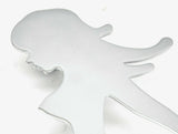 Sitting Nude Cutouts Stud Mount Right & Left 3-5/8" Wide Chrome GG#90031-41 Set