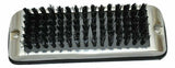 Shoe & Boot Scraper for Exterior Step W/ Black Brush Stainless 9.5" W UP#90050