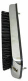 Shoe & Boot Scraper for Exterior Step W/ Black Brush Stainless 9.5" W UP#90050