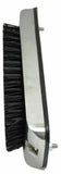 Shoe & Boot Scraper for Exterior Step W/ Black Brush Stainless 9.5" W UP#90050