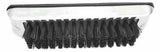 Shoe & Boot Scraper for Exterior Step W/ Black Brush Stainless 9.5" W UP#90050