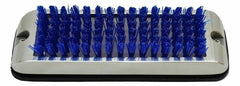 UP Shoe & Boot Scraper for Exterior Step W/ Blue Brush Stainless 9.5" W #90054