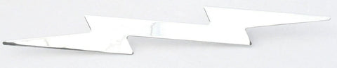 Large Lightning Bolt Cutout Chrome 19″X 3″ Stud Mount Chrome GG#90200 Each
