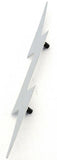 Large Lightning Bolt Cut Out Chrome 19″X 3″ Stud Mount Chrome GG#90200 Each