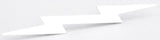 Large Lightning Bolt Cut Out Chrome 19″X 3″ Stud Mount Chrome GG#90200 Each