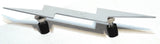Cutout Lightning Bolt Accent 9-1/4" Long Chrome 2-Stud Mount w/Hardware GG#90201