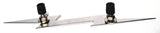 Cutout Lightning Bolt Accent 9-1/4" Long Chrome 2-Stud Mount w/Hardware GG#90201