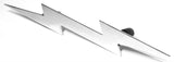 Cutout Lightning Bolt Accent 9-1/4" Long Chrome 2-Stud Mount w/Hardware GG#90201