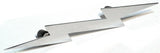 Cutout Lightning Bolt Accent 9-1/4" Long Chrome 2-Stud Mount w/Hardware GG#90201