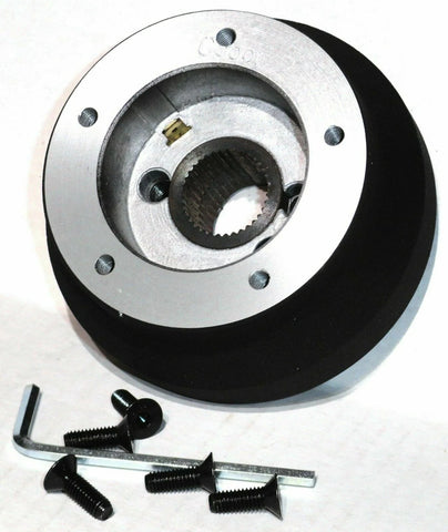 SCI 5 Bolt Hole Install Hub for Freightliner 1976-1989 Black Powder Coated #902
