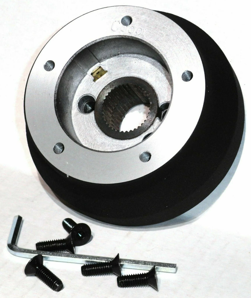 SCI 5 Bolt Hole Install Hub for Freightliner 1976-1989 Black Powder Coated #902