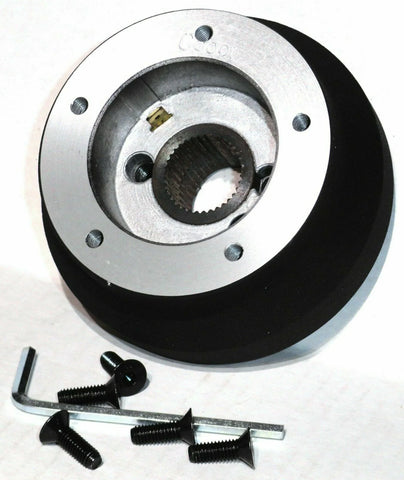 SCI 5 Bolt Hole Install Hub for Freightliner 1976-1989 Black Powder Coated #902