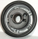 SCI 5 Bolt Hole Install Hub for Freightliner 1976-1989 Black Powder Coated #902