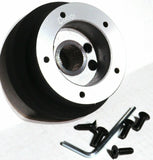 SCI 5 Bolt Hole Install Hub for Freightliner 1976-1989 Black Powder Coated #902