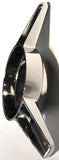 Semi Trk Wheel Hub Cap Spinner 3 Straight Bar Left Hand Chrome Plastic GG#90311