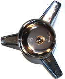 Semi Trk Wheel Hub Cap Spinner 3 Straight Bar Left Hand Chrome Plastic GG#90311