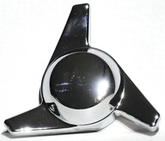 Hub Cap Spinner 3 Bar Left Hand Chrome Plastic 1-1/2" Wing Stud Mount GG#90317