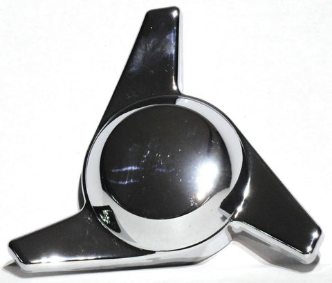 Hub Cap Spinner 3 Bar Left Hand Chrome Plastic 1-1/2" Wing Stud Mount GG#90317
