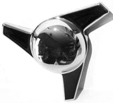 Hub Cap Spinner 3 Bar Left Hand Chrome Plastic 1-1/2" Wing Stud Mount GG#90317