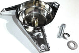 Hub Cap Spinner 3 Bar Left Hand Chrome Plastic 1-1/2" Wing Stud Mount GG#90317