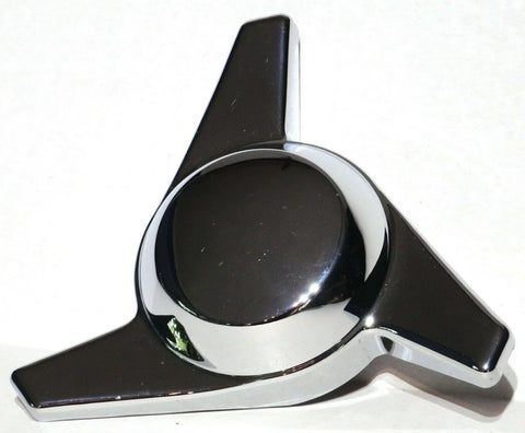 Hub Cap Spinner 3 Bar Right Hand Chrome Plastic 1-1/2" Wing Stud Mount GG#90318