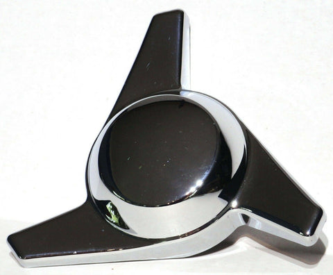 Hub Cap Spinner 3 Bar Right Hand Chrome Plastic 1-1/2" Wing Stud Mount GG#90318