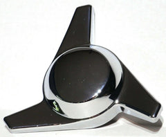 Hub Cap Spinner 3 Bar Right Hand Chrome Plastic 1-1/2" Wing Stud Mount GG#90318