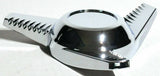GG Hub Cap Spinner California Groovy Left Hand Chrome Die Cast #90353 Each