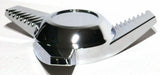 GG Hub Cap Spinner California Groovy Left Hand Chrome Die Cast #90353 Each