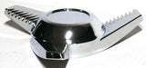 GG Hub Cap Spinner California Groovy Left Hand Chrome Die Cast #90353 Each