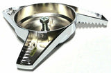 GG Hub Cap Spinner California Groovy Left Hand Chrome Die Cast #90353 Each