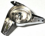 GG Hub Cap Spinner California Groovy Right Hand Chrome Die Cast #90354 Each