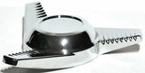 GG Hub Cap Spinner California Groovy Right Hand Chrome Die Cast #90354 Each