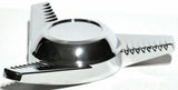 GG Hub Cap Spinner California Groovy Right Hand Chrome Die Cast #90354 Each