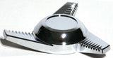 GG Hub Cap Spinner California Groovy Right Hand Chrome Die Cast #90354 Each